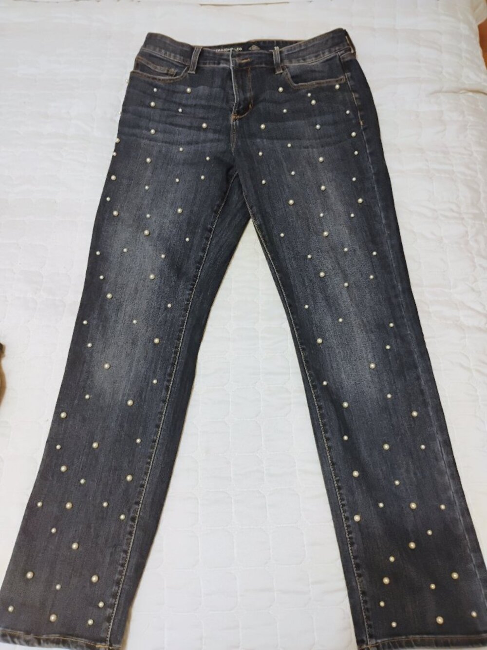 Arizona jeans with pearls on front side